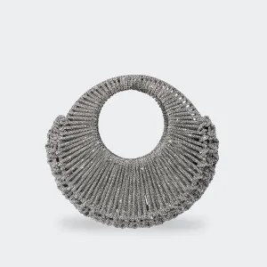 حقيبة كلاتش دائرية ,Round clutch bag
