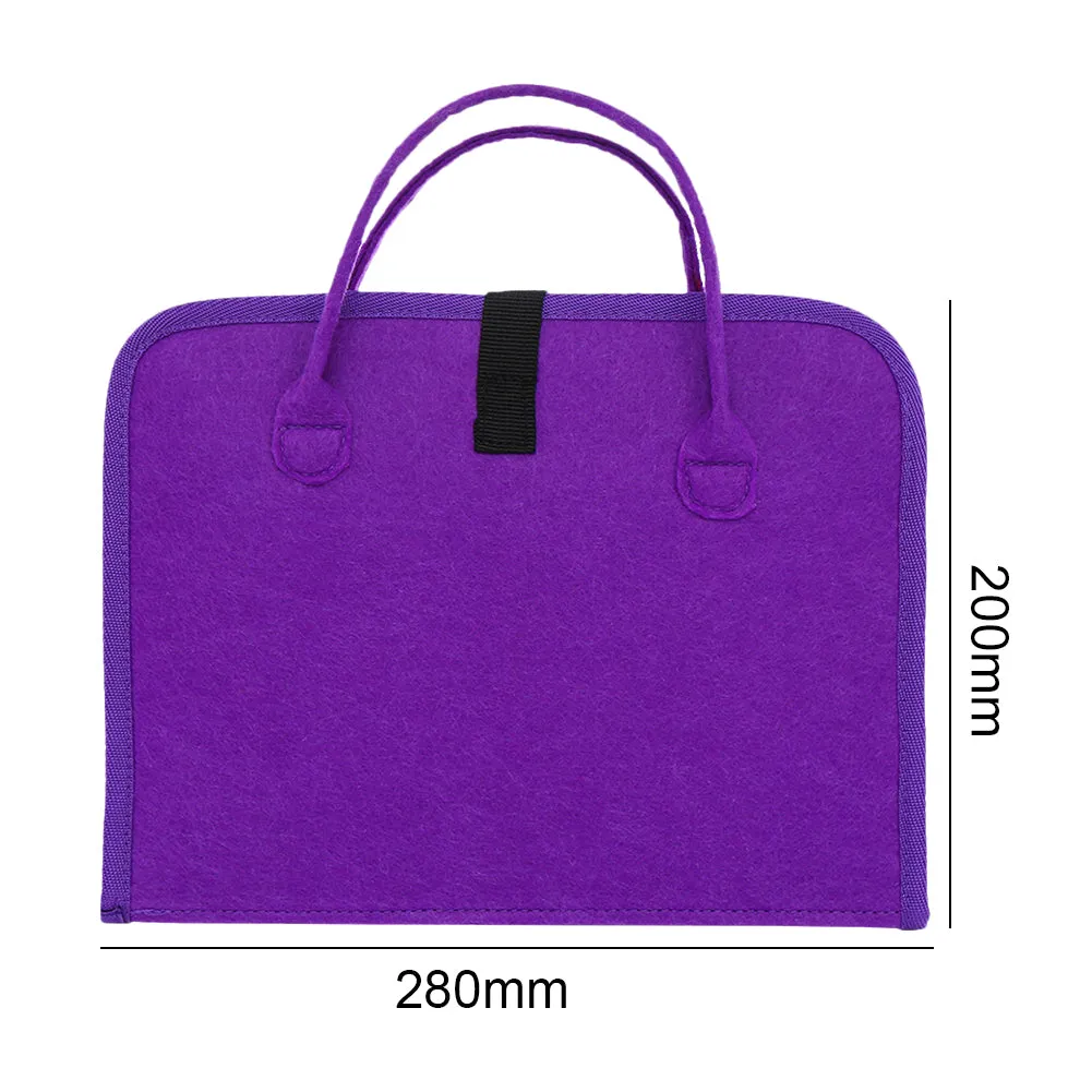 18 Pocket Diamond Painting Drill Storage Handbag Felt DIY Mosaic Bead Bags