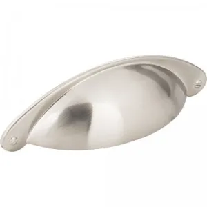 3" CENTER-TO-CENTER SATIN NICKEL LYON CABINET CUP PULL #8233SN