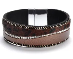 Accessories- Leopard Wide Fashion Bracelet
