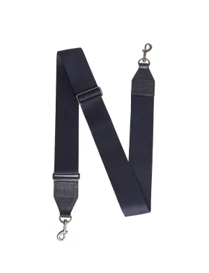 Adjustable Shoulder Strap in Cervocalf Leather with Clasp Closure
