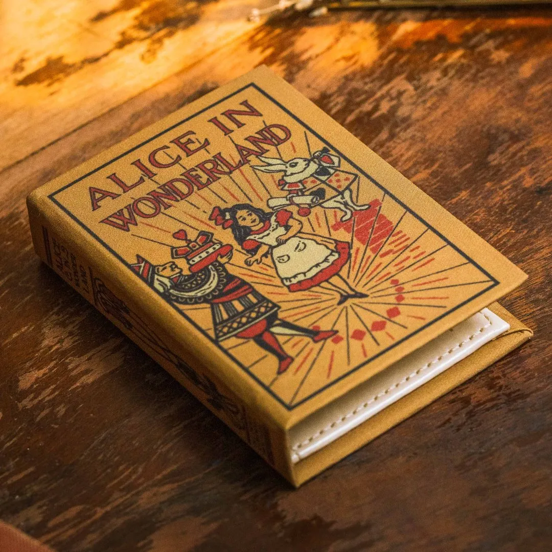 Lewis Carroll’s 1865 Alice in Wonderland Classic Book Inspired Wallet