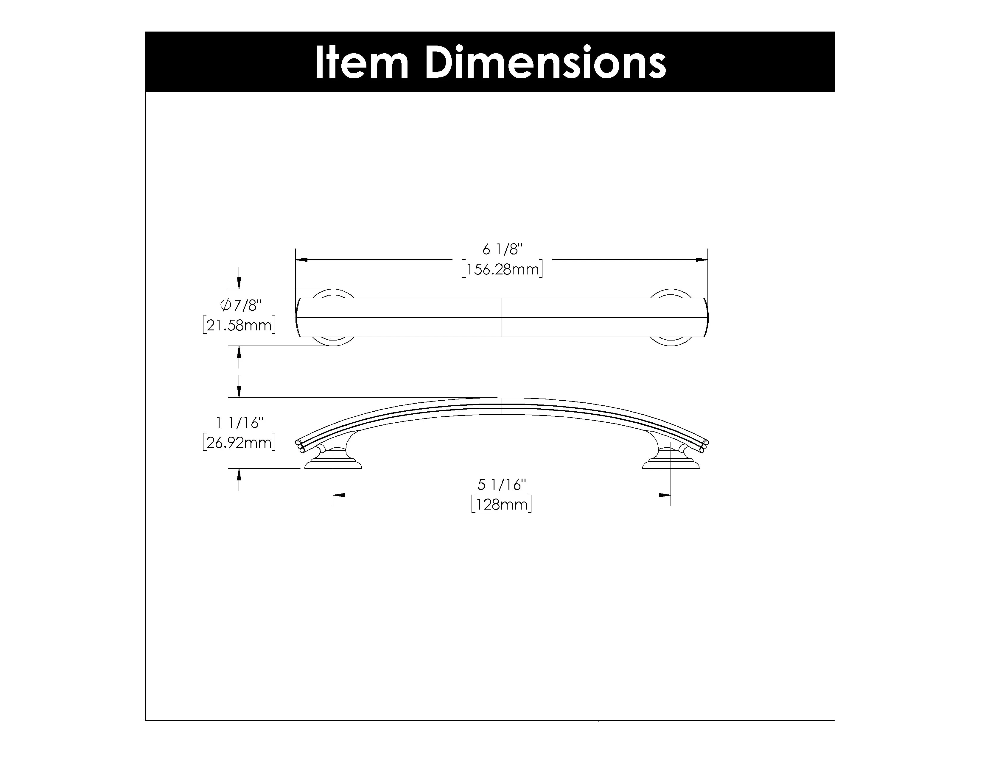 American Diner Pull, 128mm C/C - CTG111