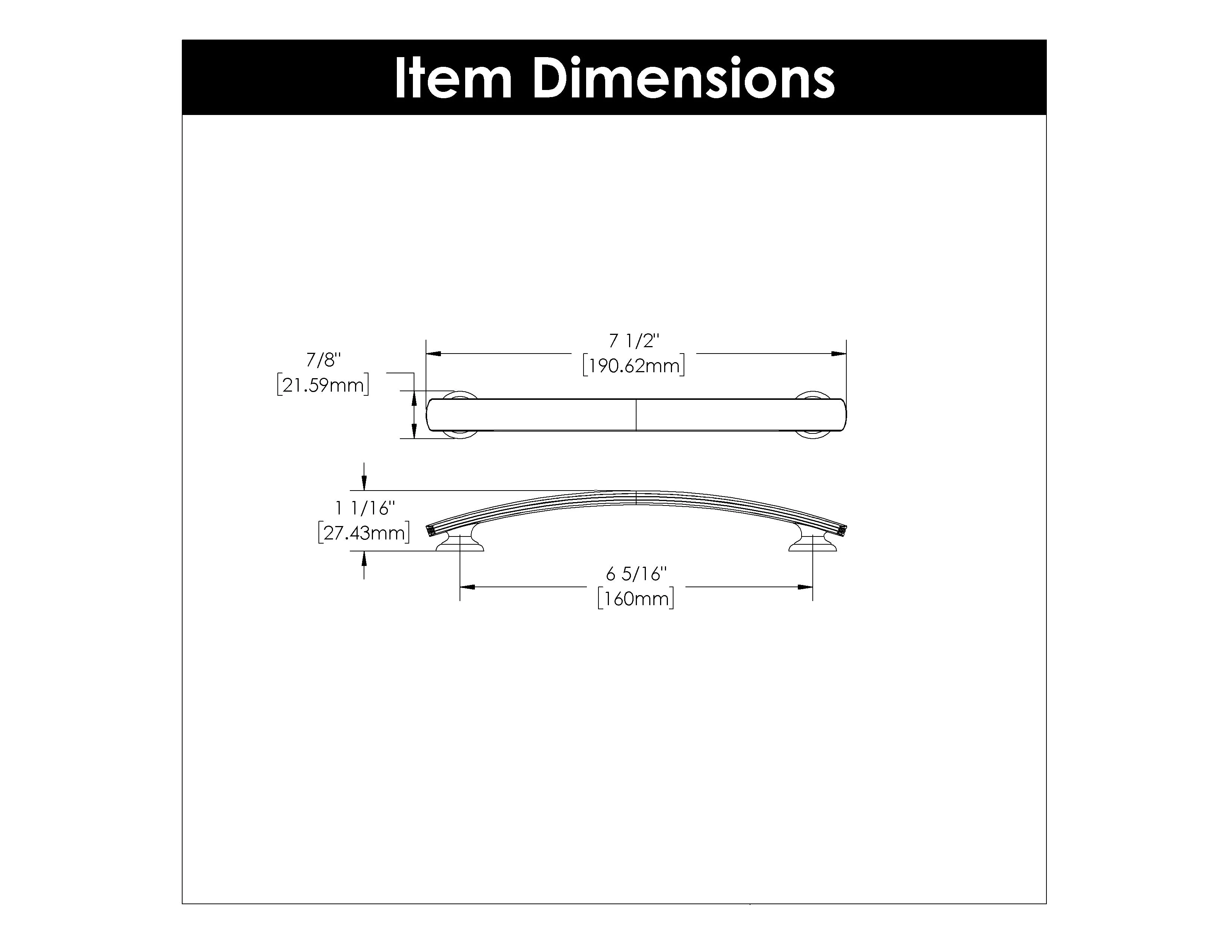 American Diner Pull, 160mm C/C - CTG3842
