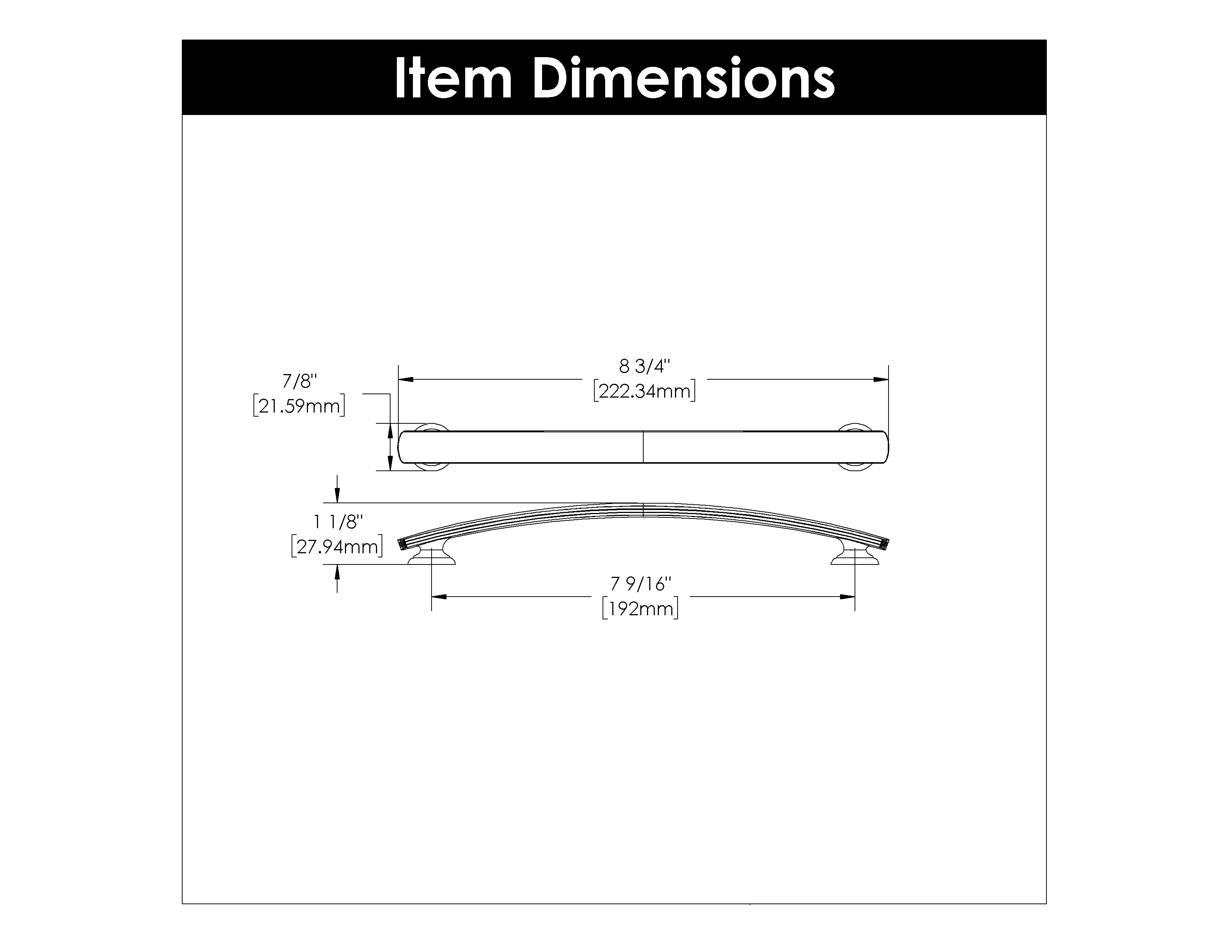 American Diner Pull, 192mm C/C - CTG3844