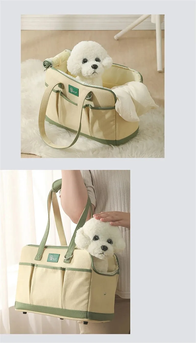 Anniepaw Small Dog Carrier Shoulder Handbag for Chihuahua Walking