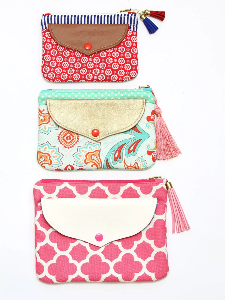 (B901) Clutch Pattern, Purse Pattern - SHIELD
