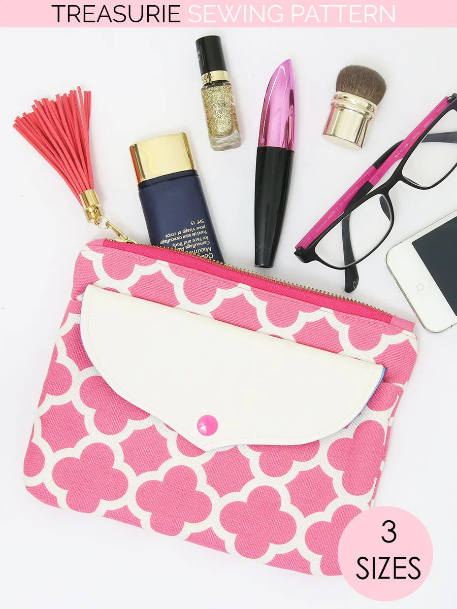 (B901) Clutch Pattern, Purse Pattern - SHIELD