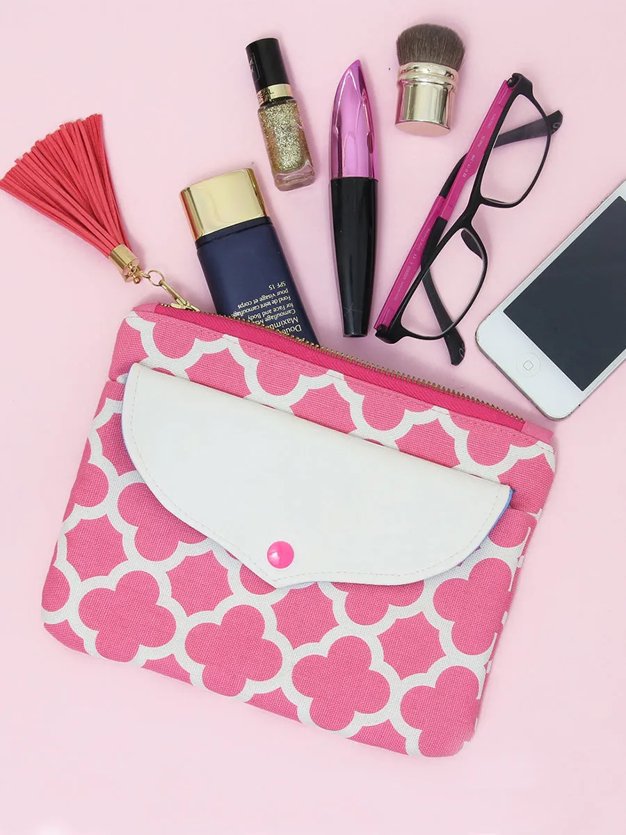 (B901) Clutch Pattern, Purse Pattern - SHIELD