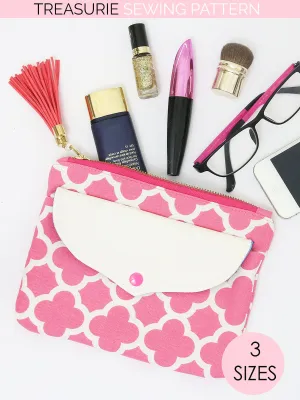 (B901) Clutch Pattern, Purse Pattern - SHIELD