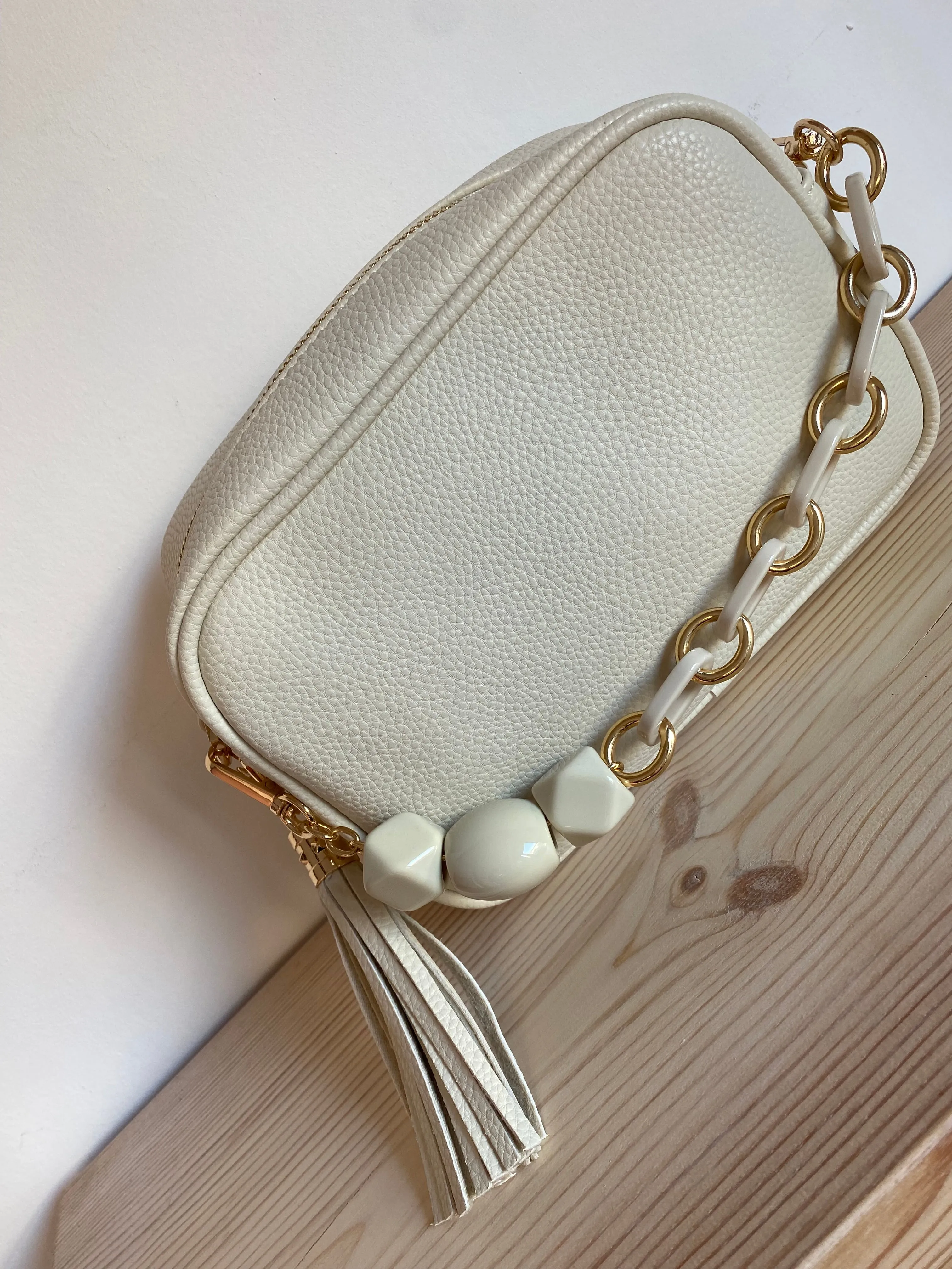 Bag Charm - Cream