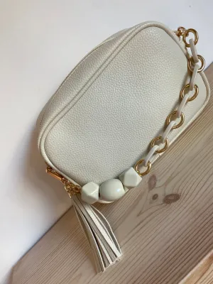 Bag Charm - Cream