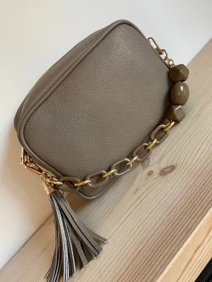 Bag Charm - Taupe