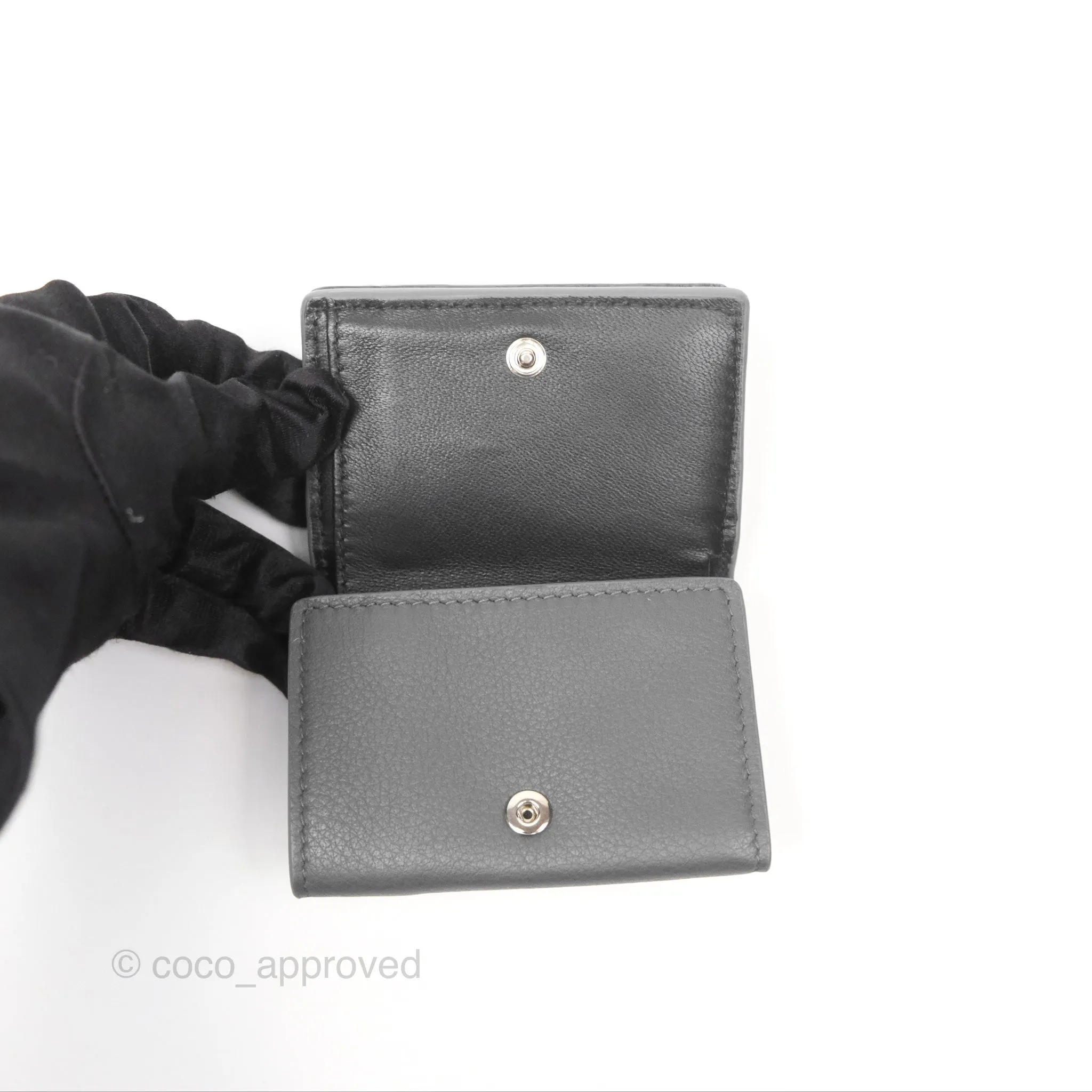 Balenciaga Mini Wallet Grey
