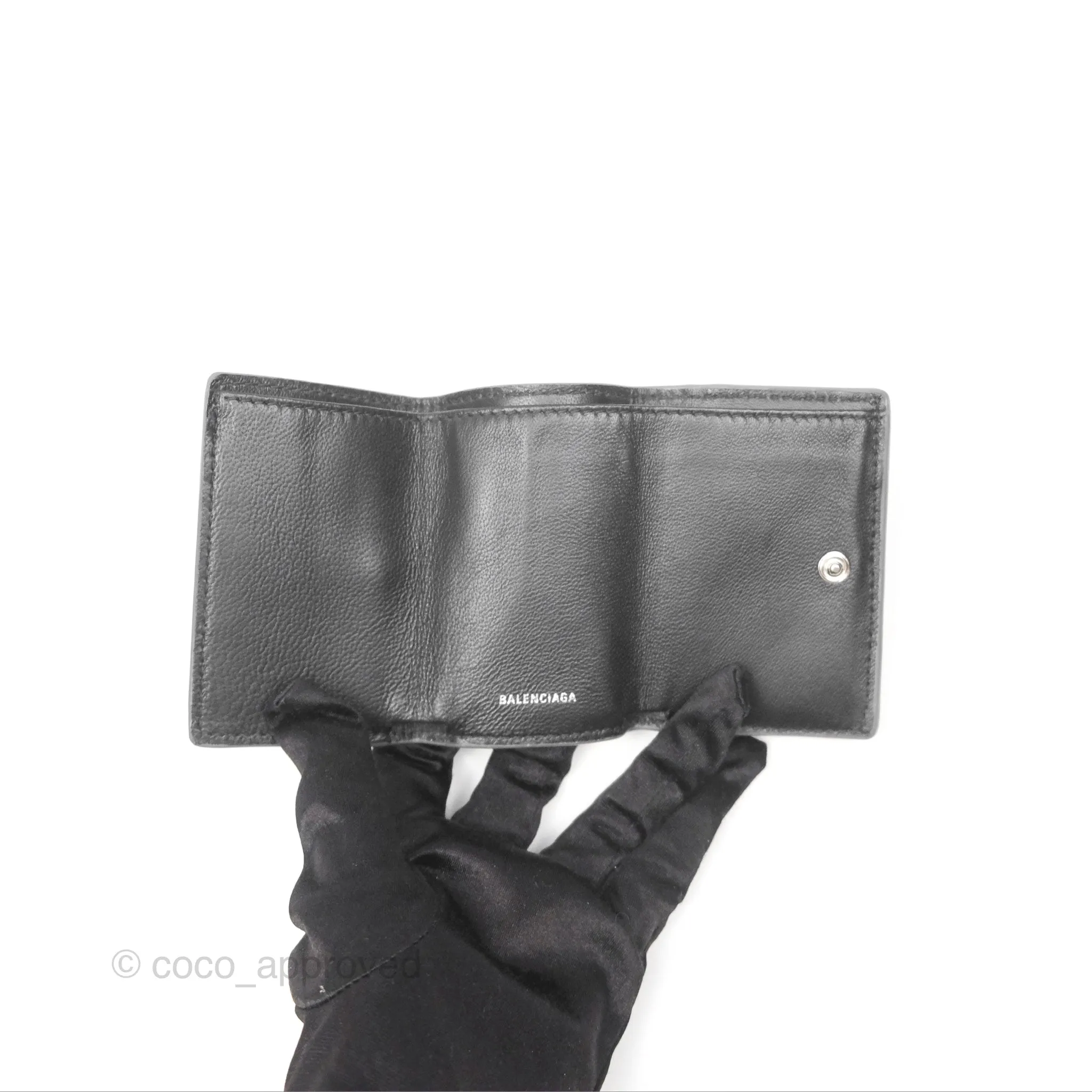 Balenciaga Mini Wallet Grey