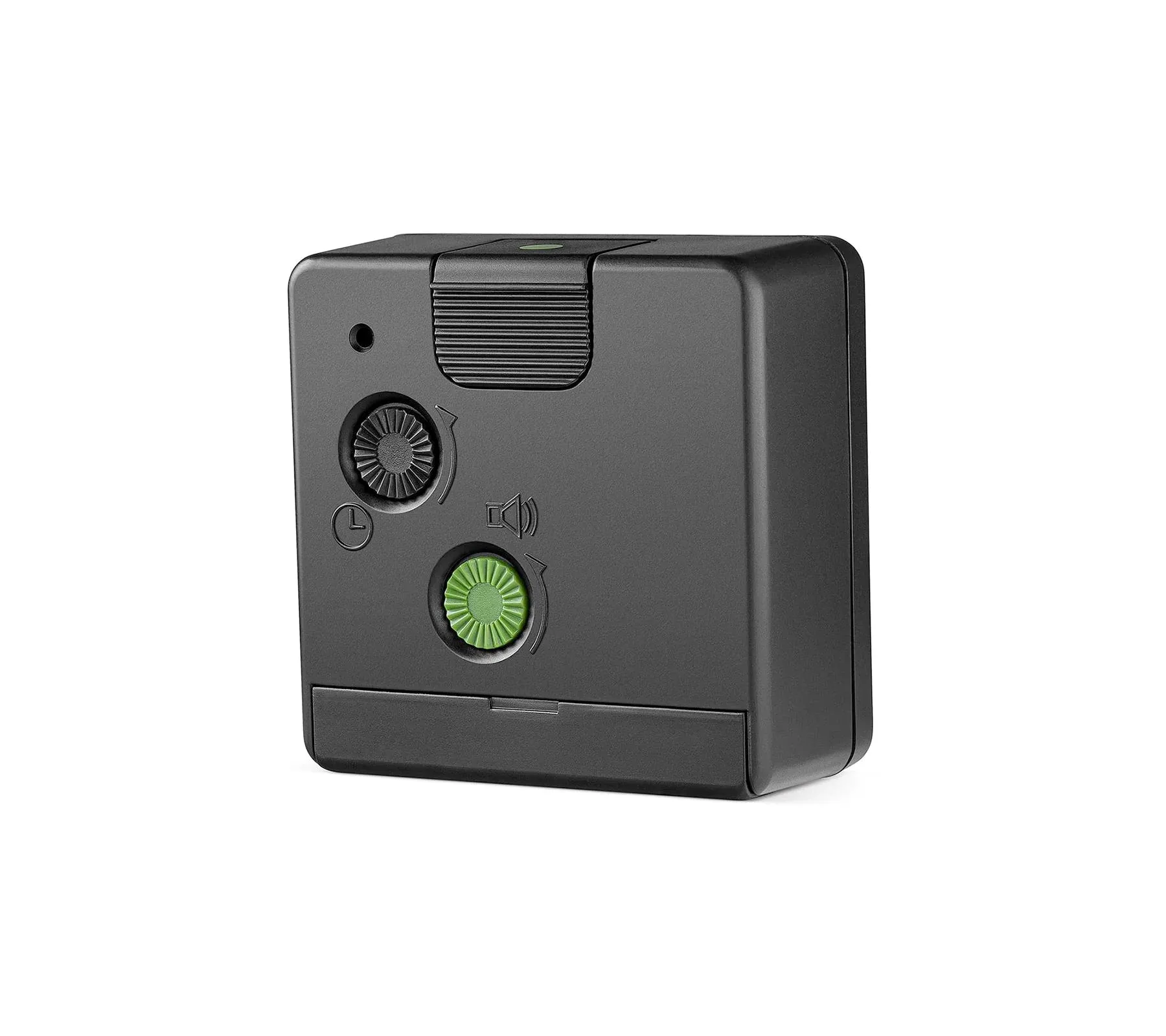 BC02X Classic Analogue Travel Alarm Clock | Black