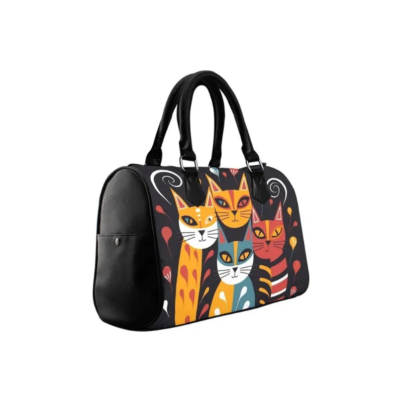 Cat Lover Handbag - Cat Print Handbag