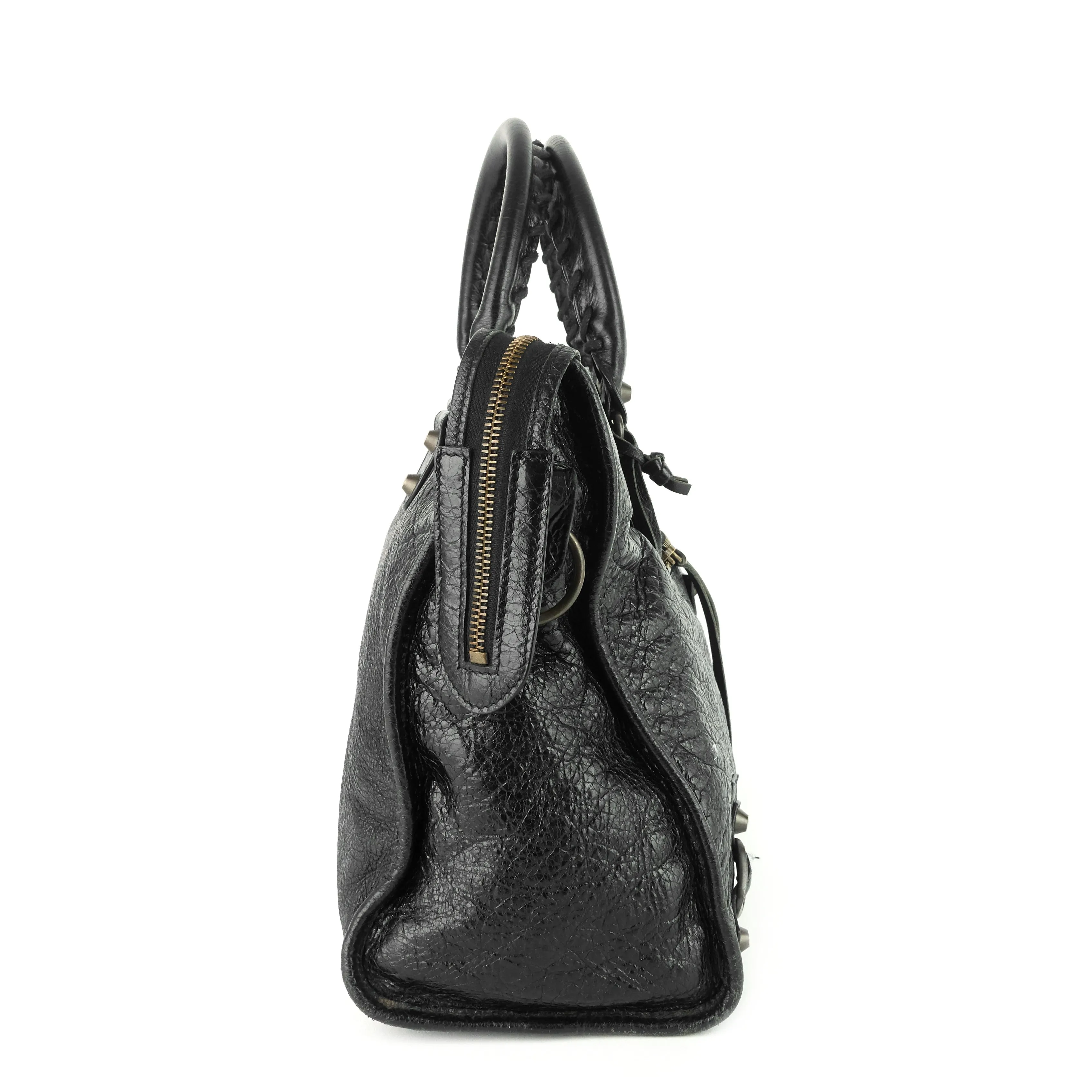 City Classic Studs Medium Lambskin Leather Bag