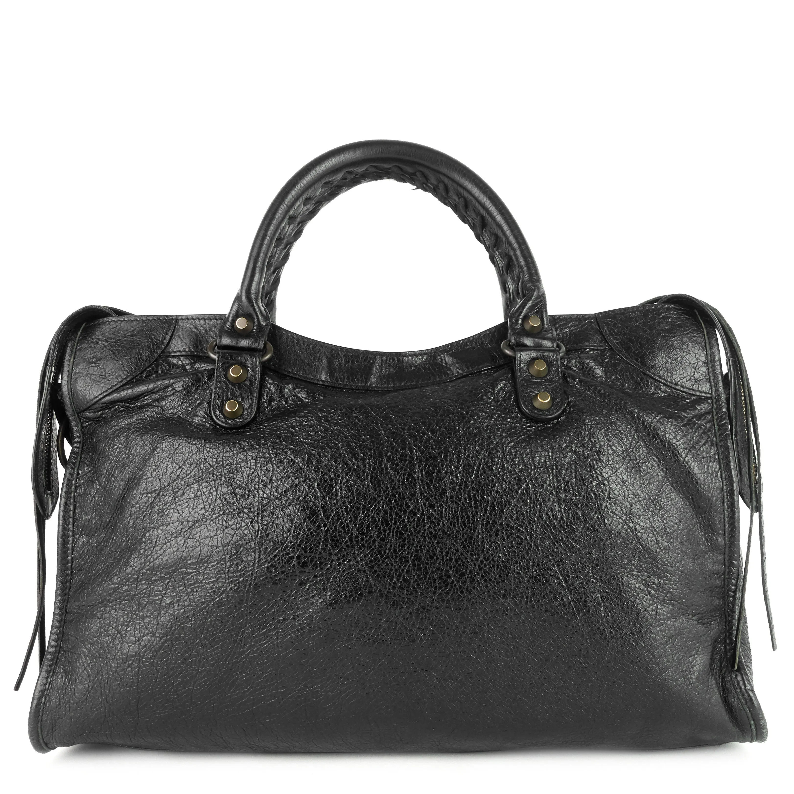 City Classic Studs Medium Lambskin Leather Bag