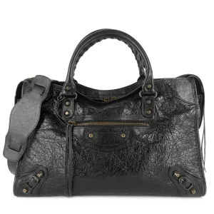 City Classic Studs Medium Lambskin Leather Bag