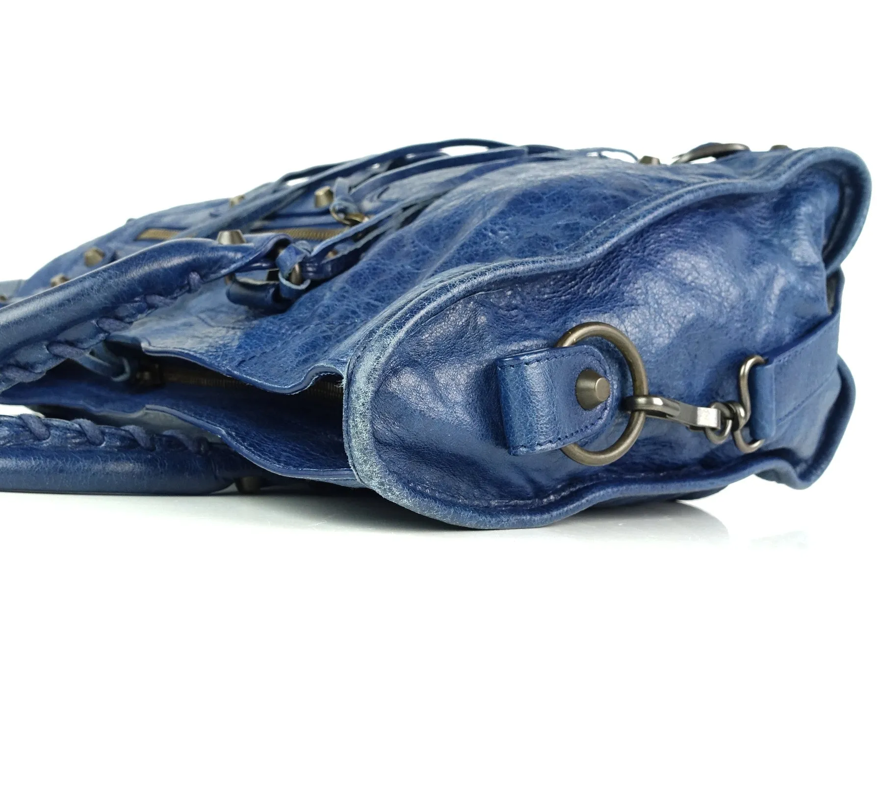 Classic Agneau Leather City Bag
