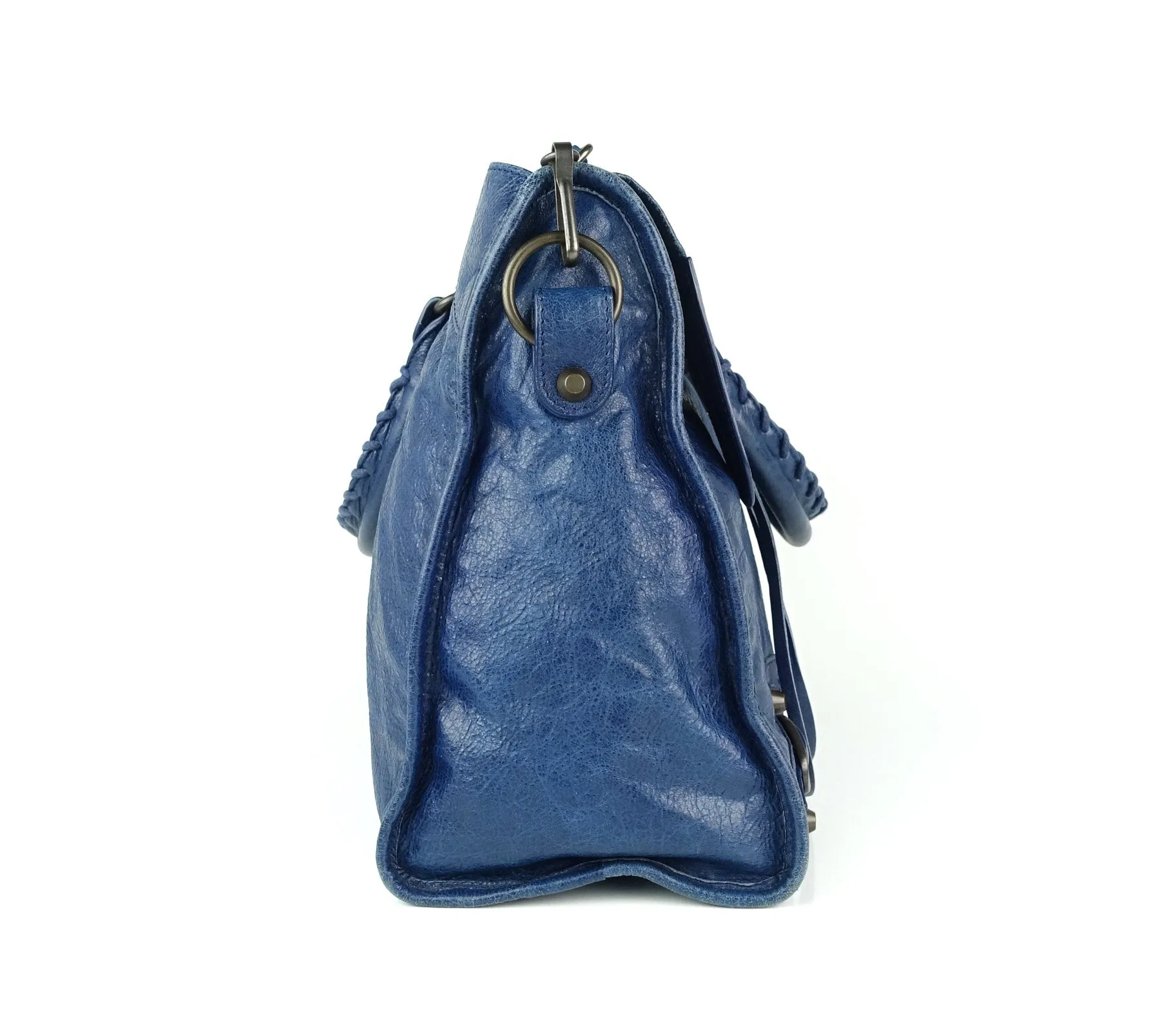Classic Agneau Leather City Bag