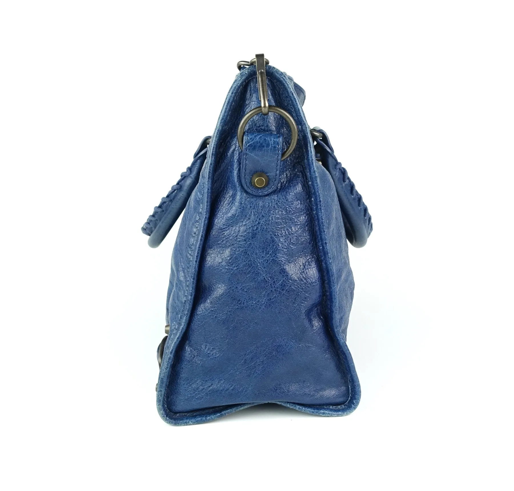 Classic Agneau Leather City Bag
