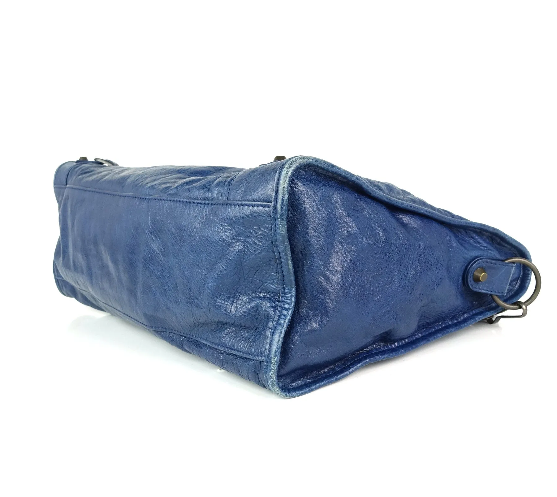 Classic Agneau Leather City Bag