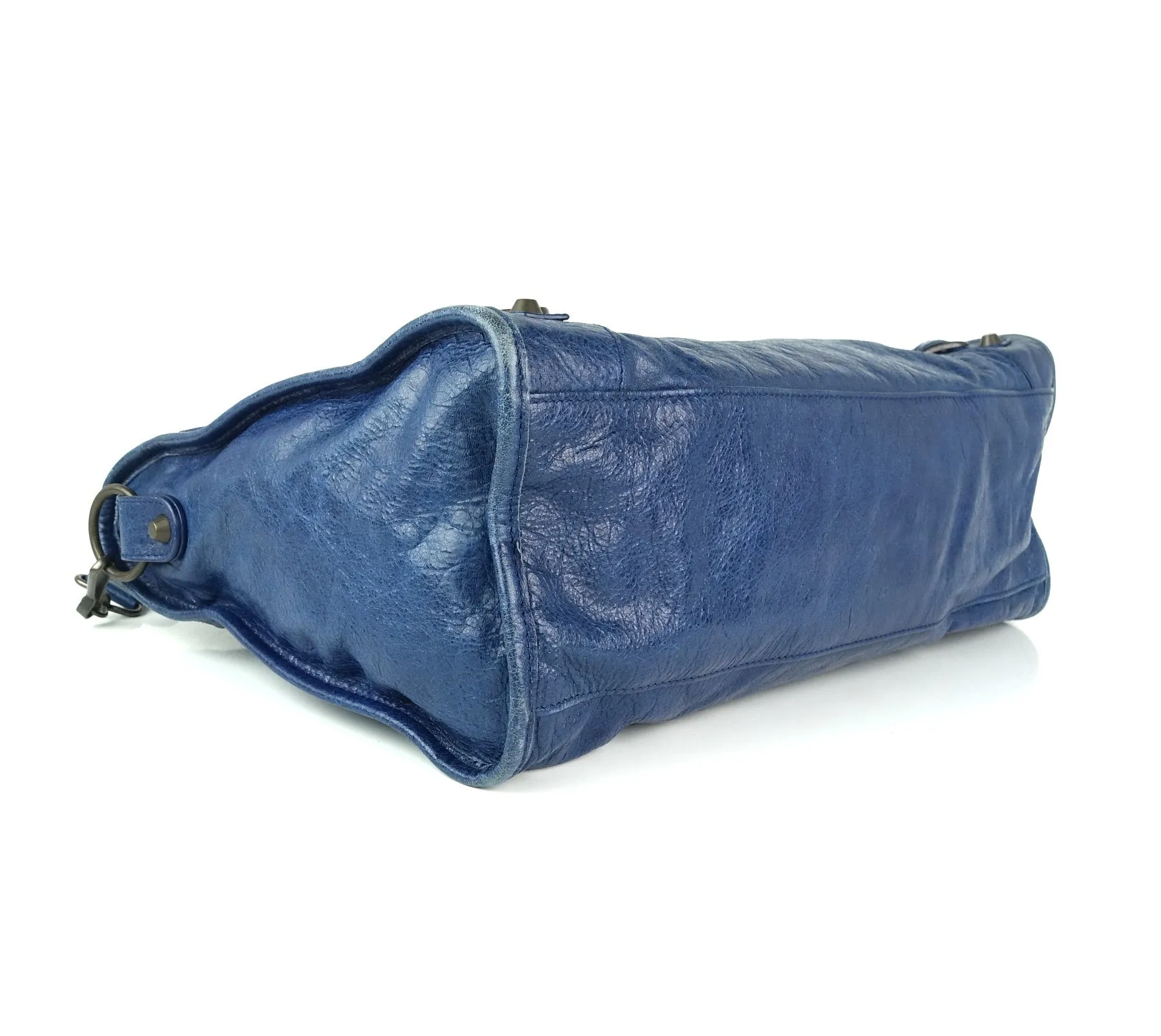 Classic Agneau Leather City Bag