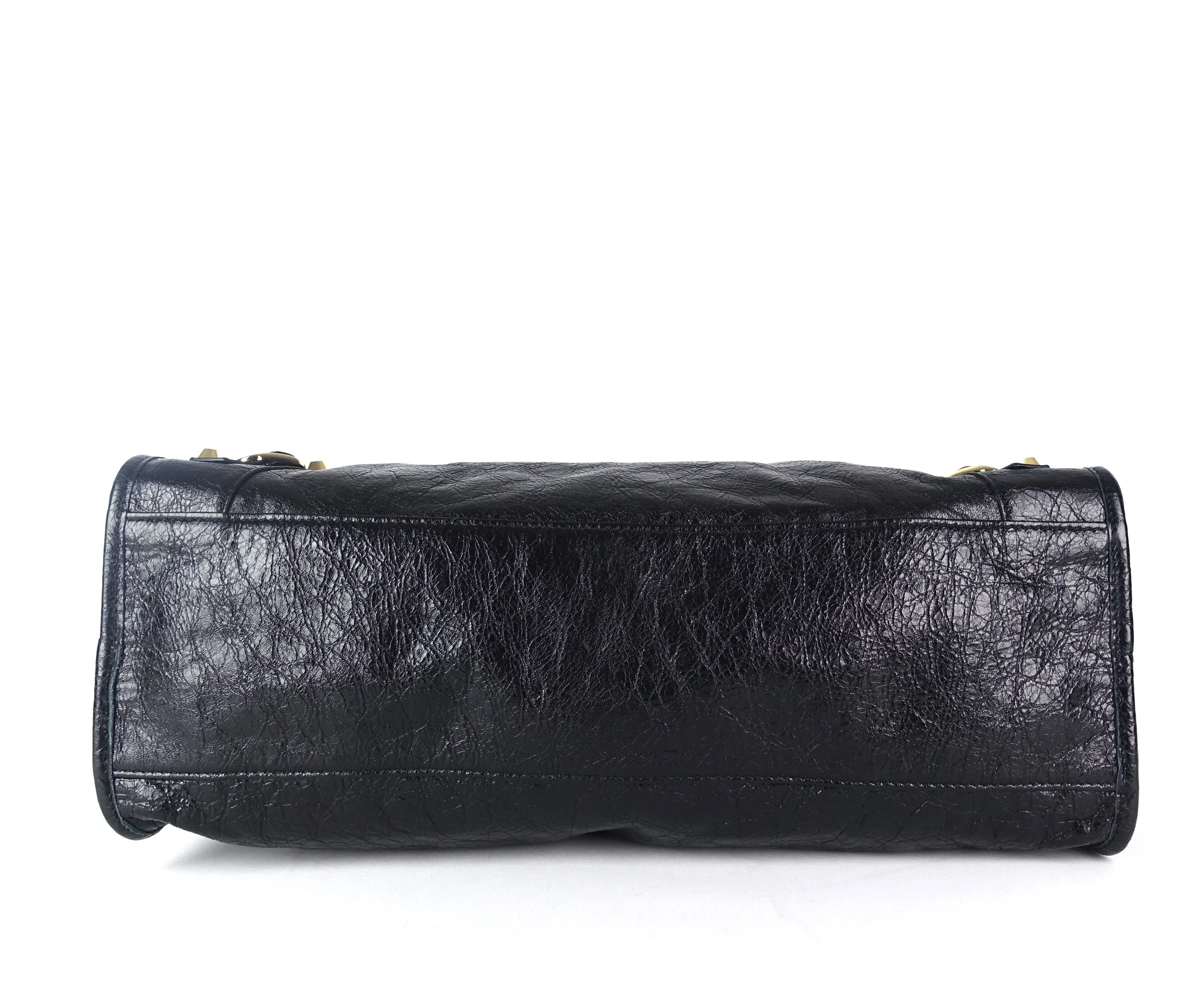 Classic Agneau Leather City Bag