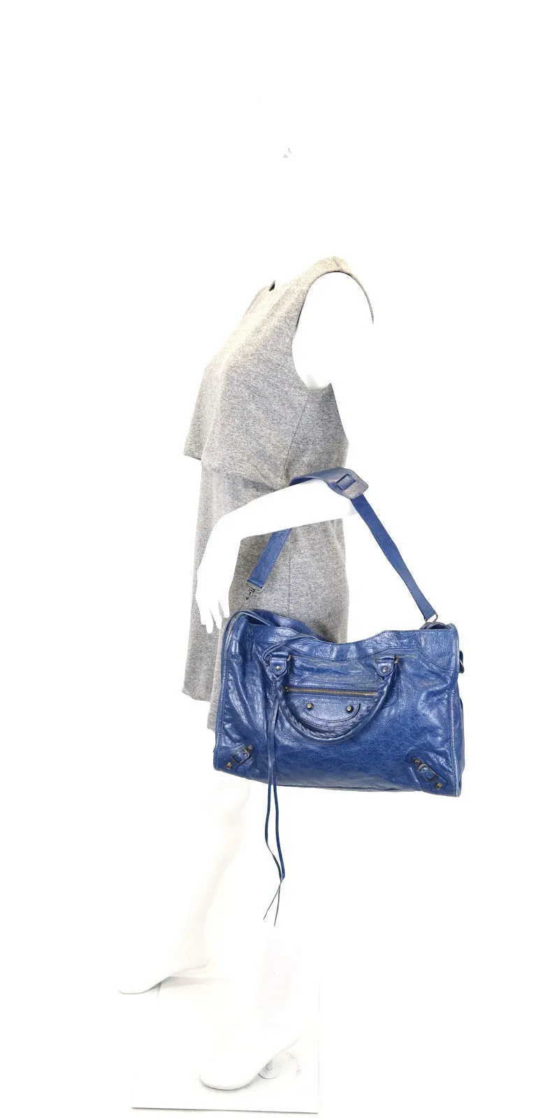 Classic Agneau Leather City Bag
