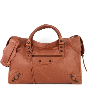 Classic City Lambskin Leather Bag