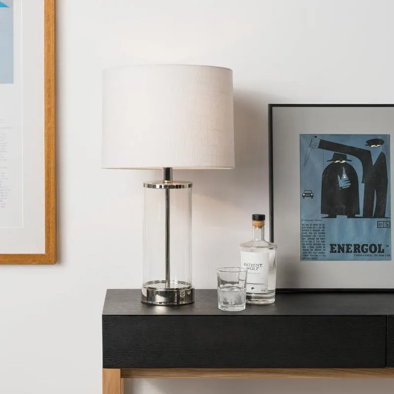 Classic Clear Glass Table Lamp