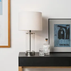 Classic Clear Glass Table Lamp