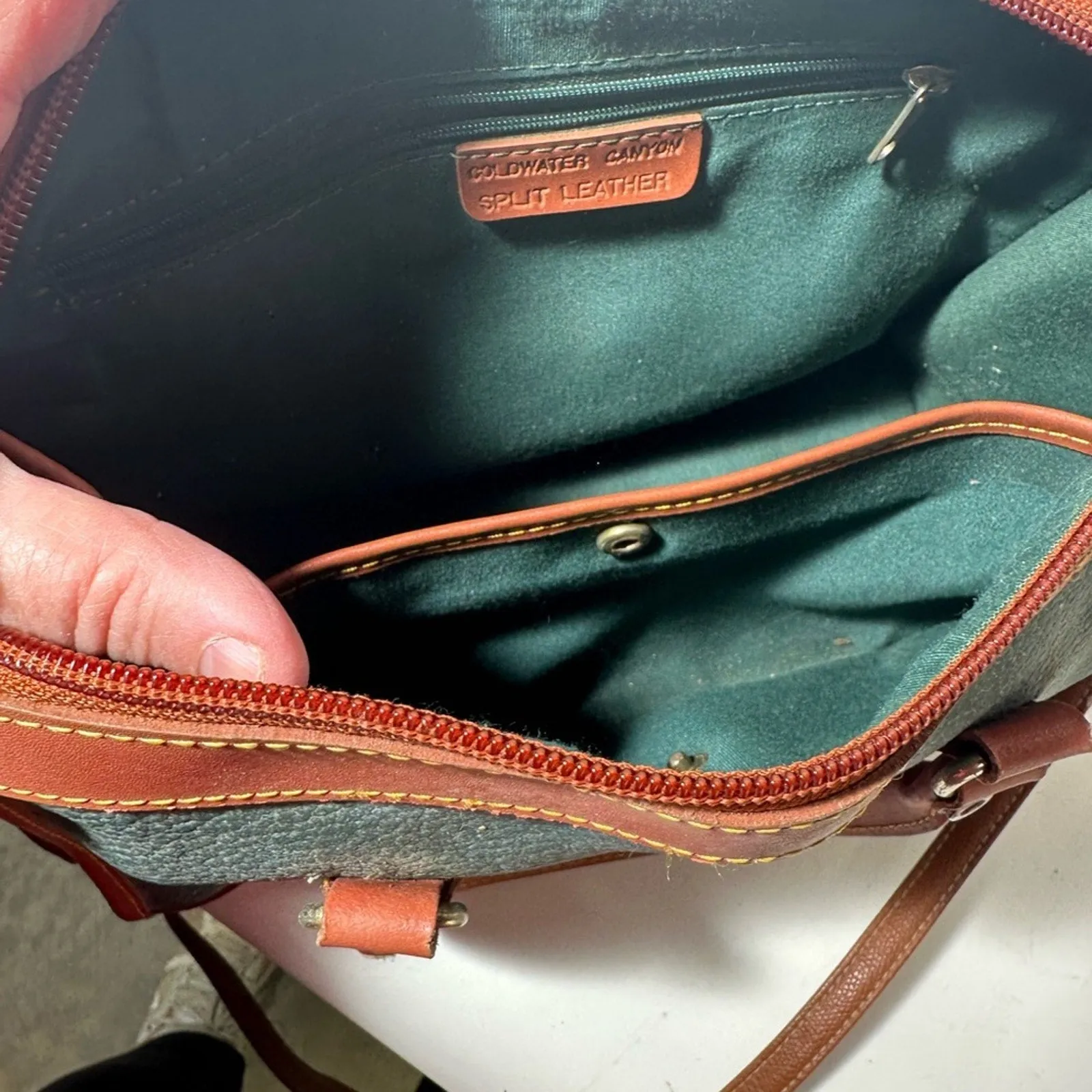 Coldwater Creek Leather Handbag