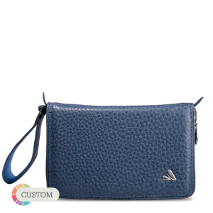 Customizable Leather Lucy Clutch - Premium Leather Lady Clutch for iPhone 7, 8 & 4,7" smartphones only