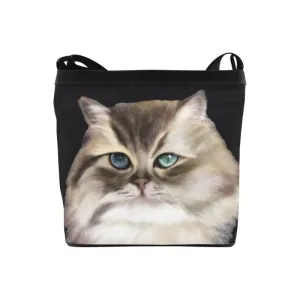 Cute Cat Print Shoulder Handbag For Women