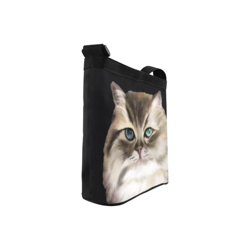 Cute Cat Print Shoulder Handbag For Women