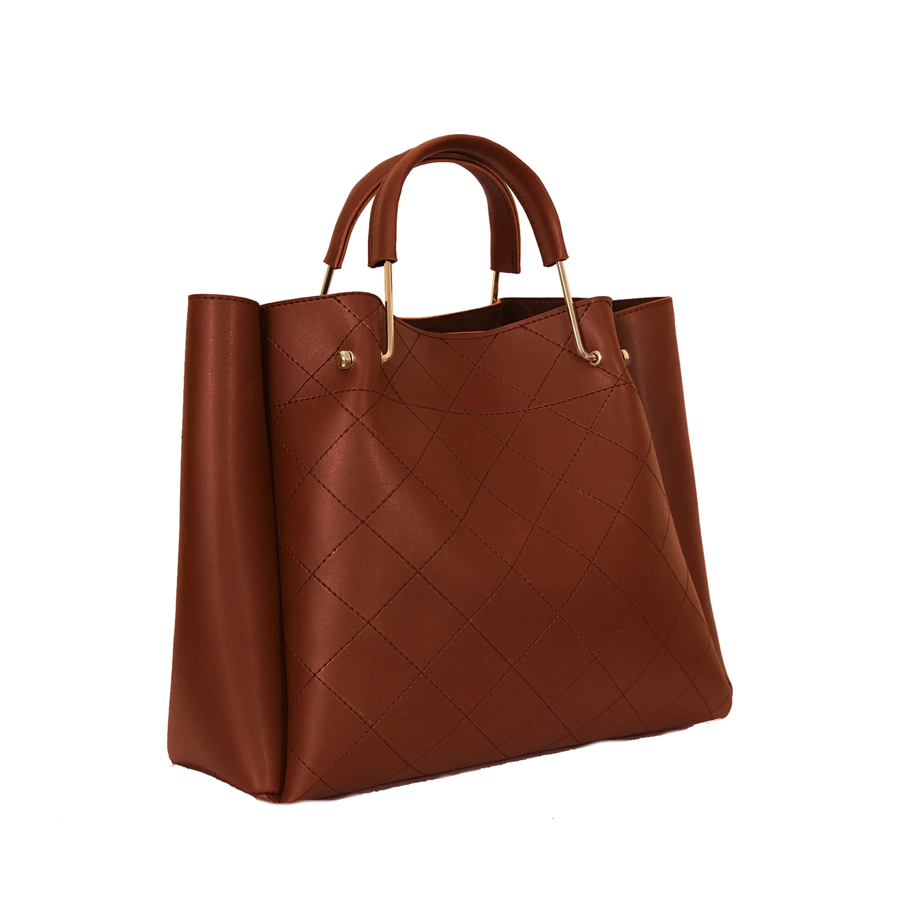 FABULOUS 5 PCS CHOCO BROWN BAG SET