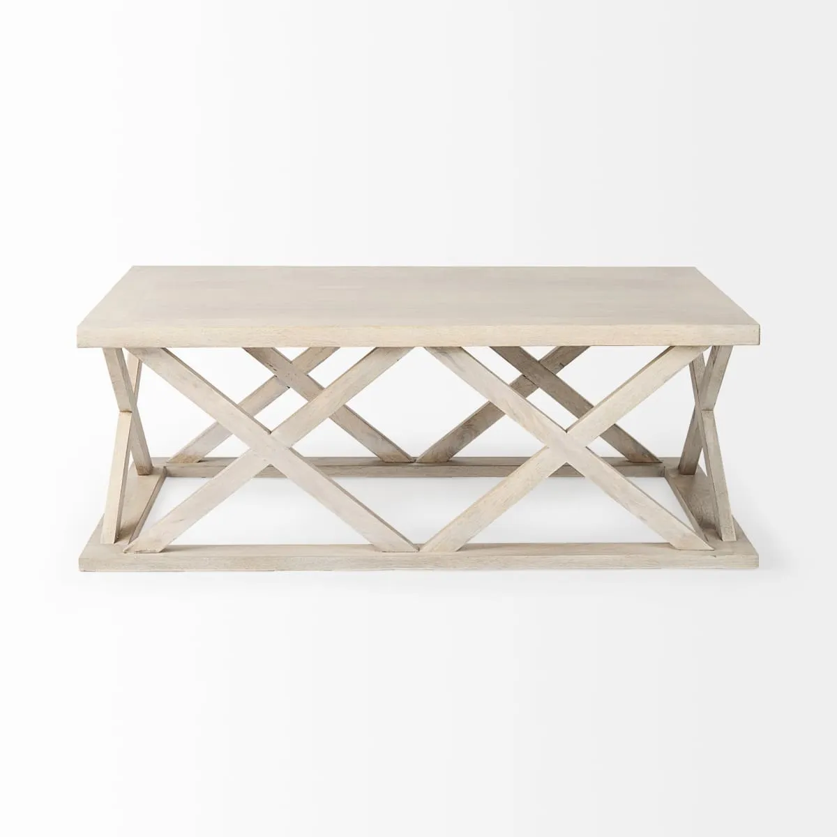 Forsey Rectangular Coffee Table Blonde Wood