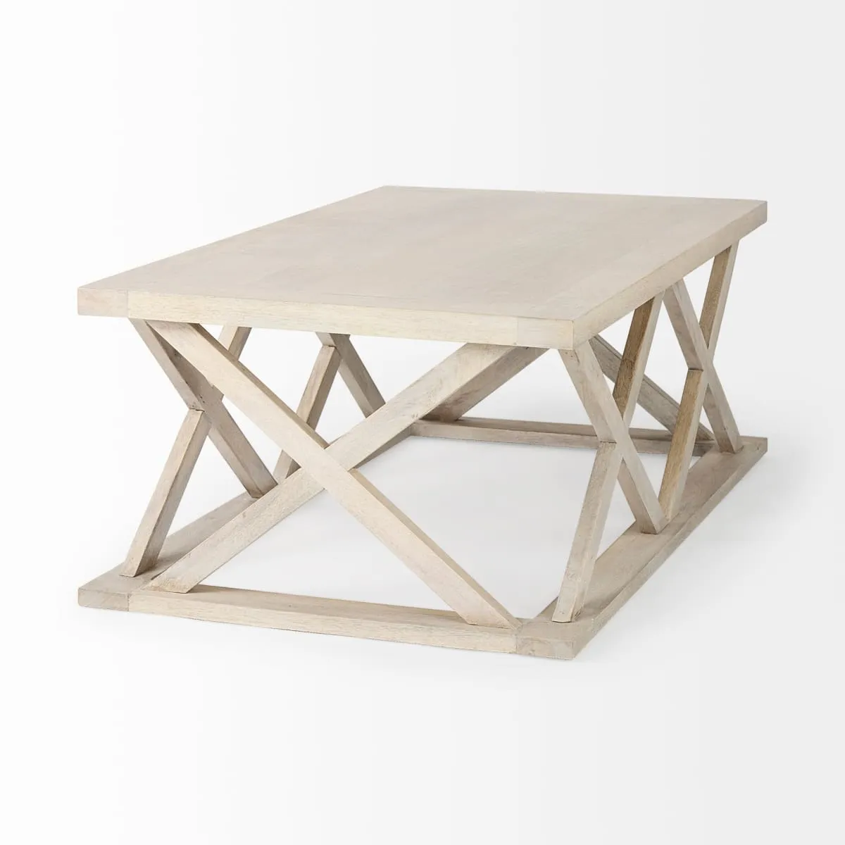 Forsey Rectangular Coffee Table Blonde Wood
