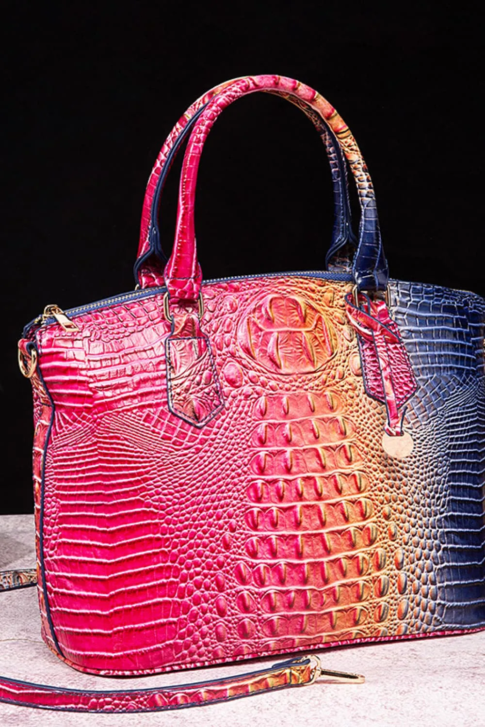 Gradient Leather Handbag