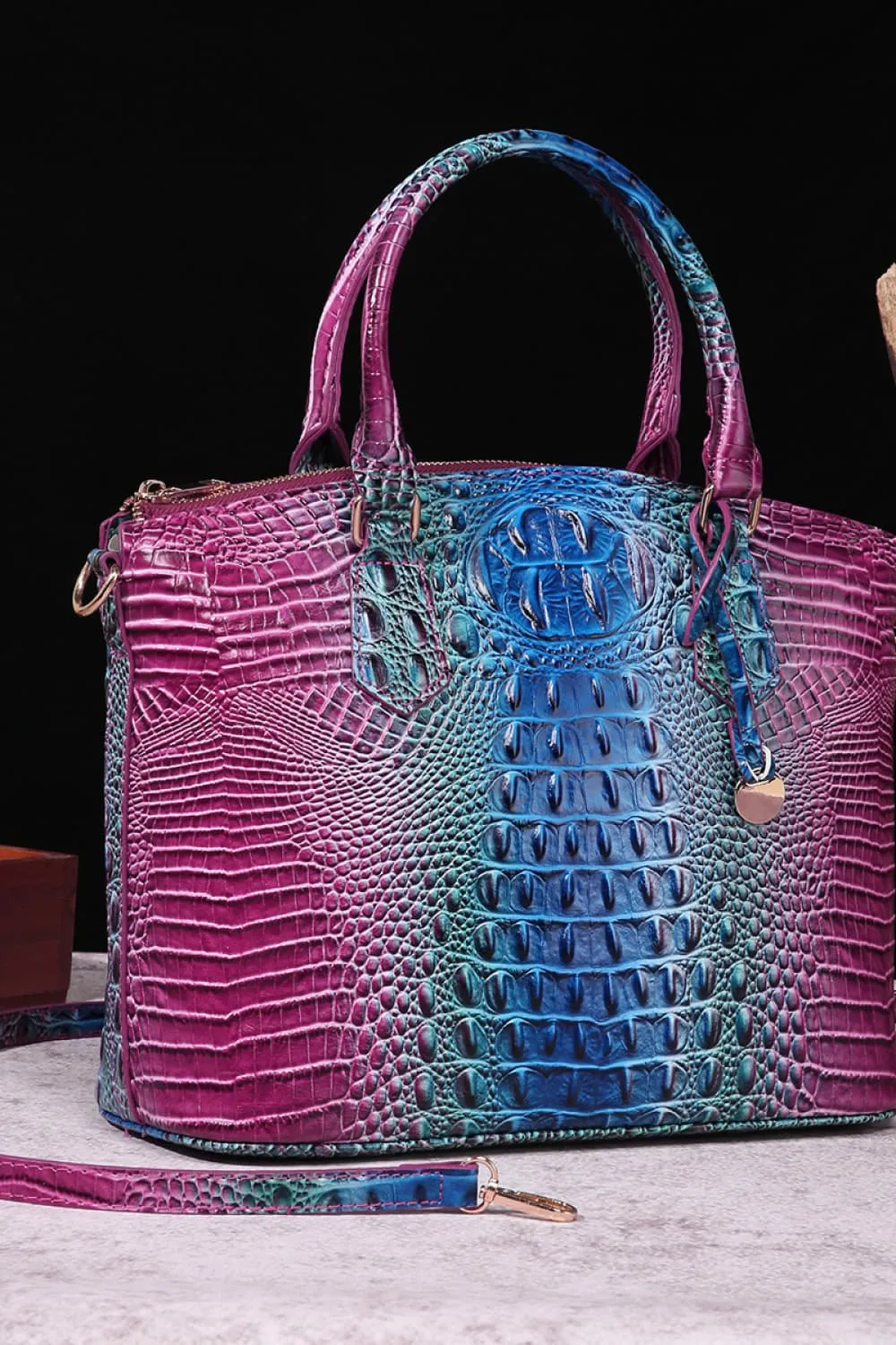 Gradient Leather Handbag