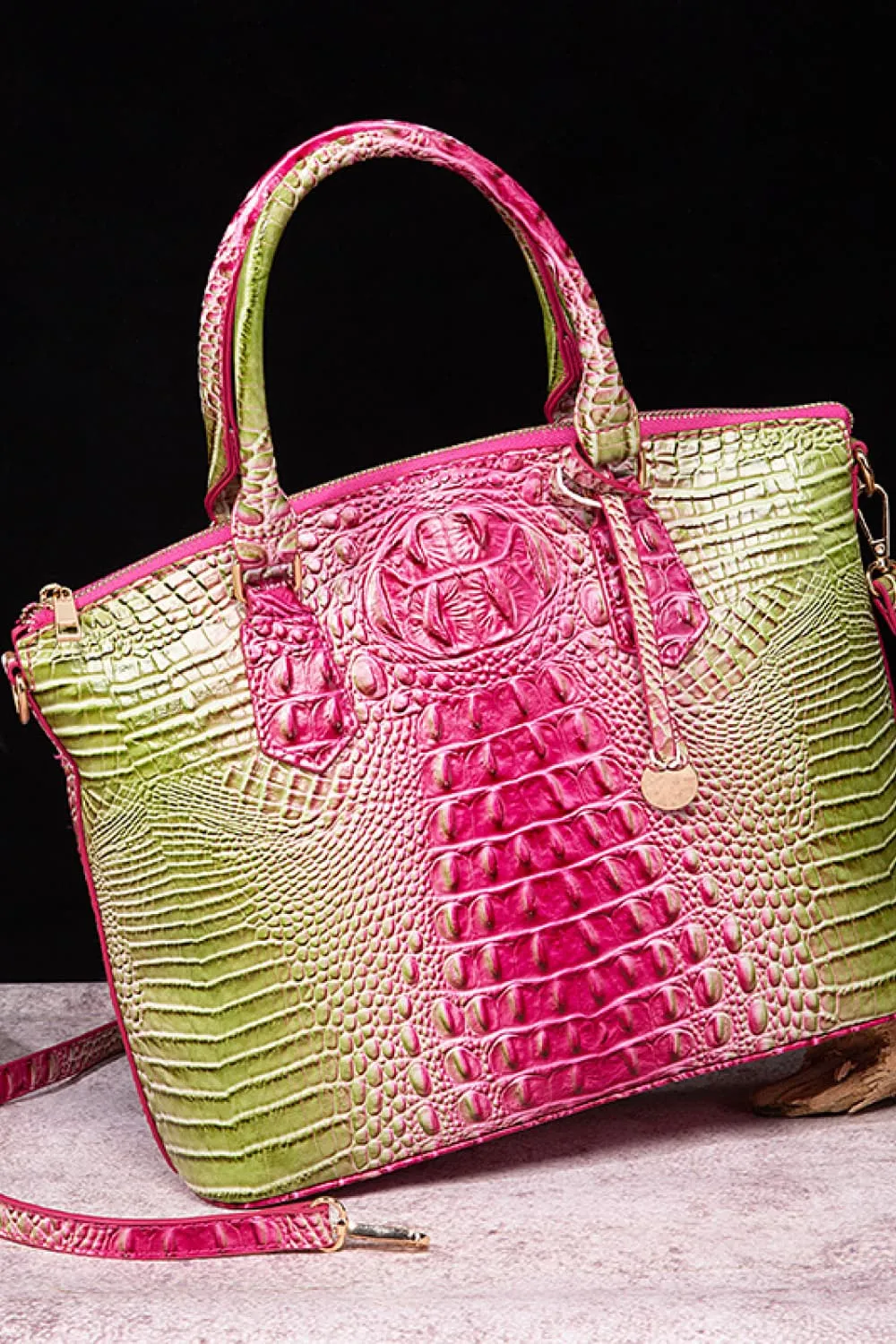 Gradient Leather Handbag