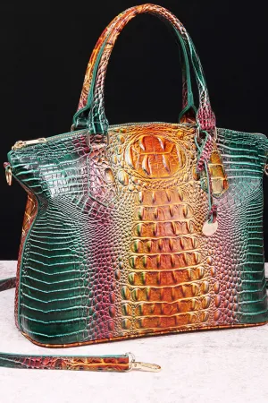 Gradient Leather Handbag