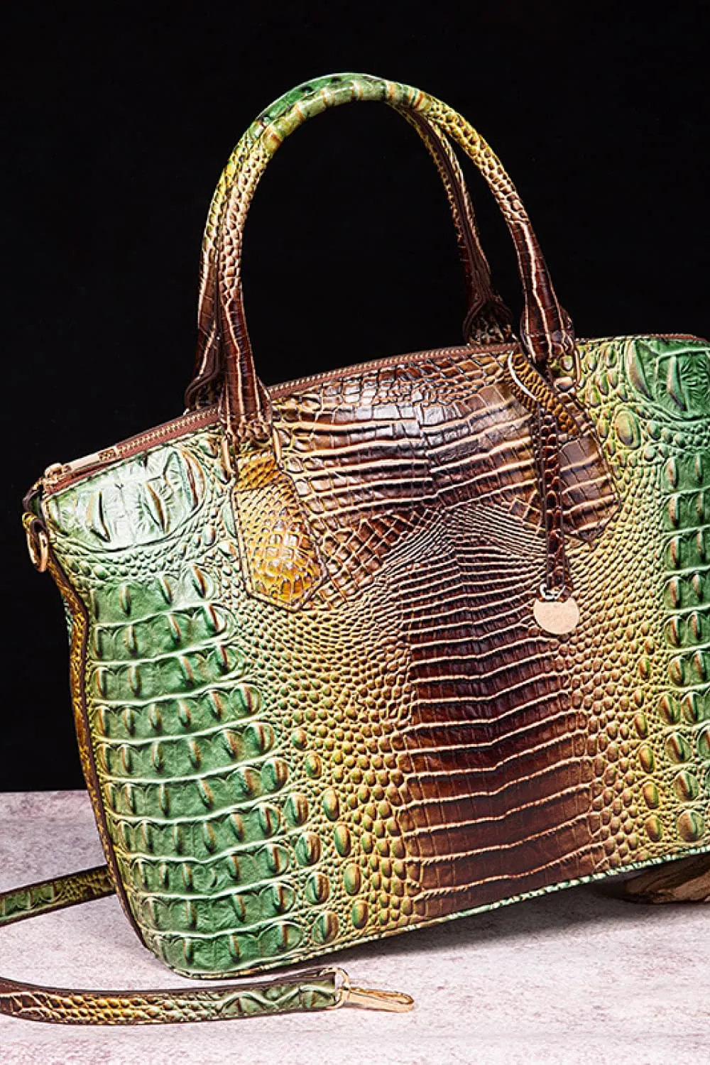 Gradient Leather Handbag