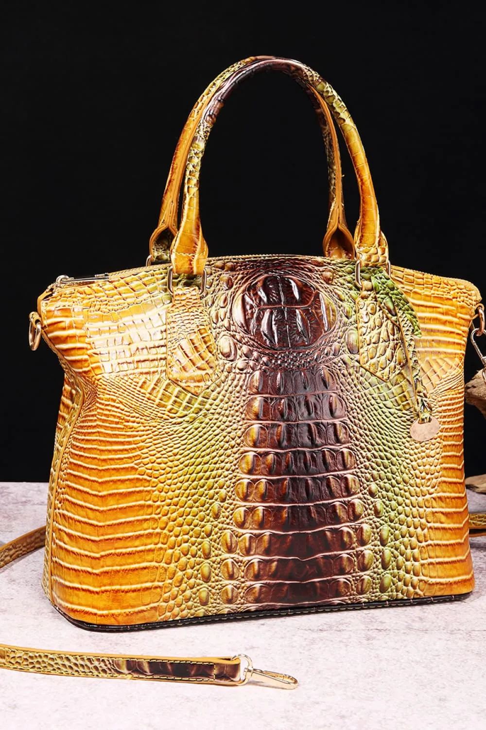 Gradient Leather Handbag