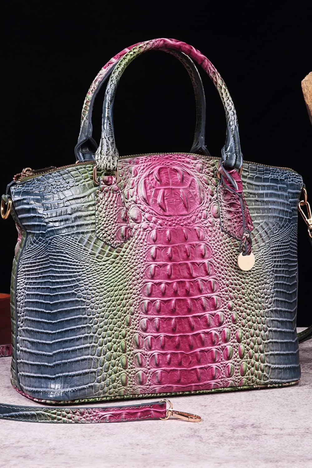 Gradient Leather Handbag