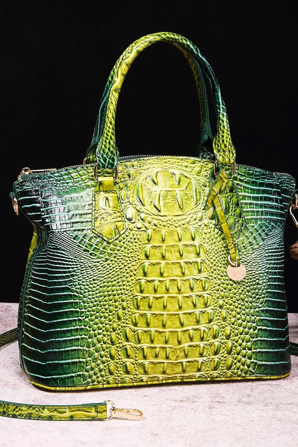 Gradient Leather Handbag
