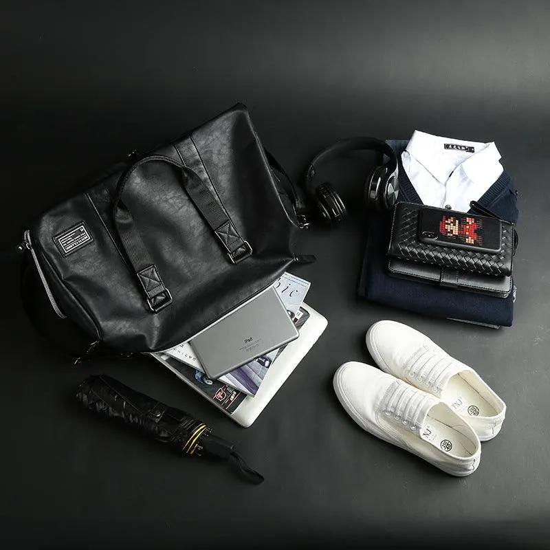 Gym Bag Dry Wet Separation Men's Handbag Casual Short Business Trip Travel Bag Large Capacity